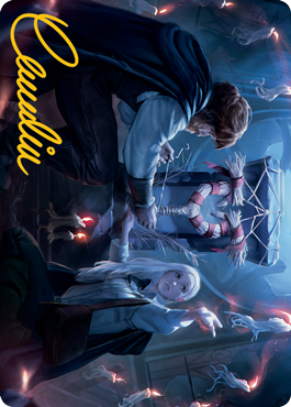 Image of Faithful Mending Art Card (Gold-Stamped Signature) [Innistrad: Midnight Hunt Art Series]