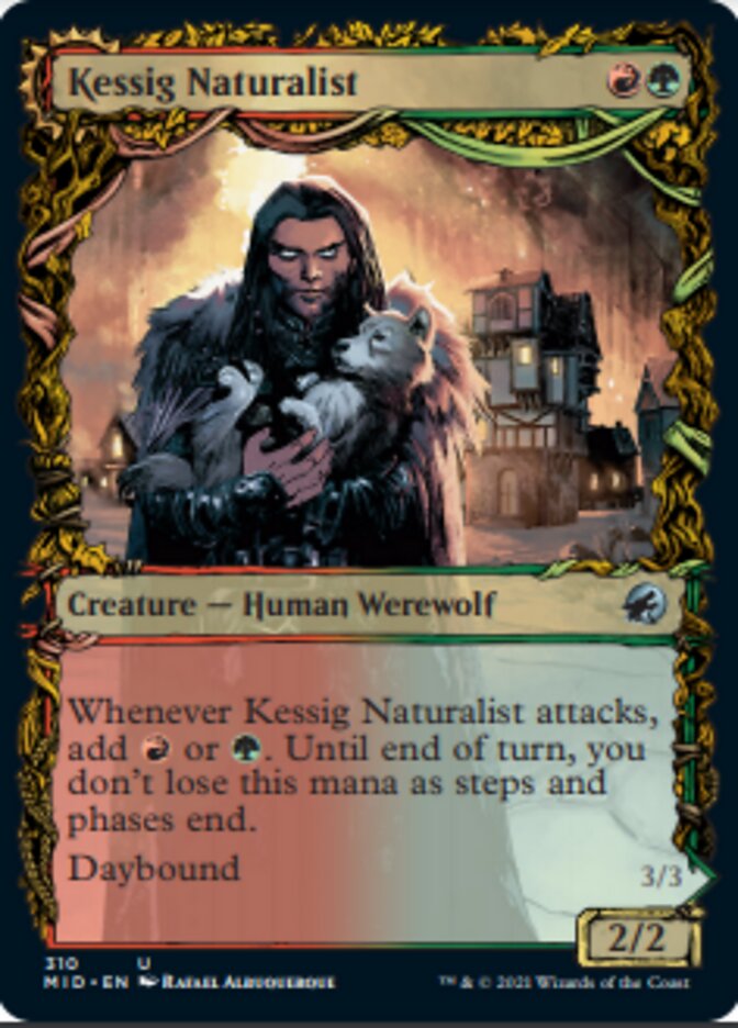 Image of Kessig Naturalist // Lord of the Ulvenwald (Showcase Equinox) [Innistrad: Midnight Hunt]