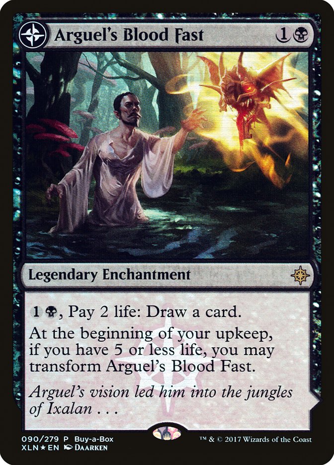 Image of Arguel's Blood Fast // Temple of Aclazotz (Buy-A-Box) [Ixalan Treasure Chest]