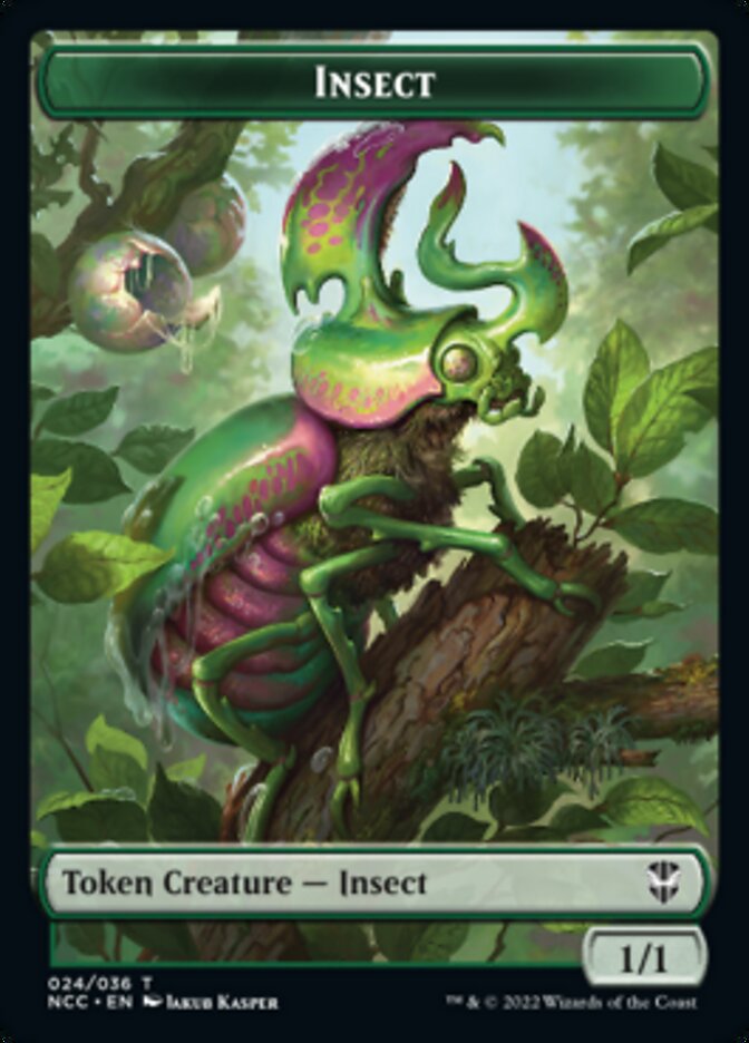 Image of Ogre // Insect Double-Sided Token [Streets of New Capenna Commander Tokens]
