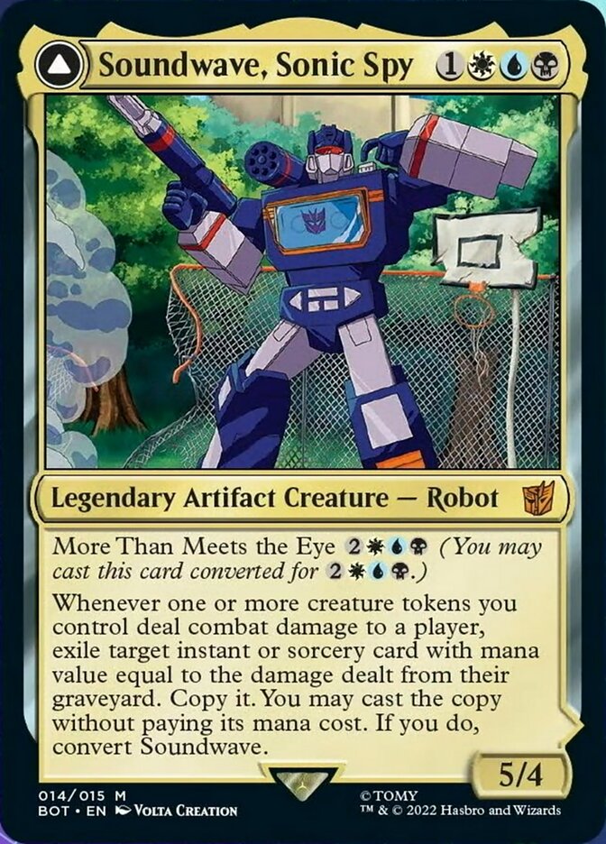 Image of Soundwave, Sonic Spy // Soundwave, Superior Captain [Transformers]