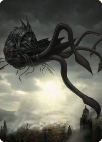 Image of Nautiloid Ship Art Card [Commander Legends: Battle for Baldur's Gate Art Series]