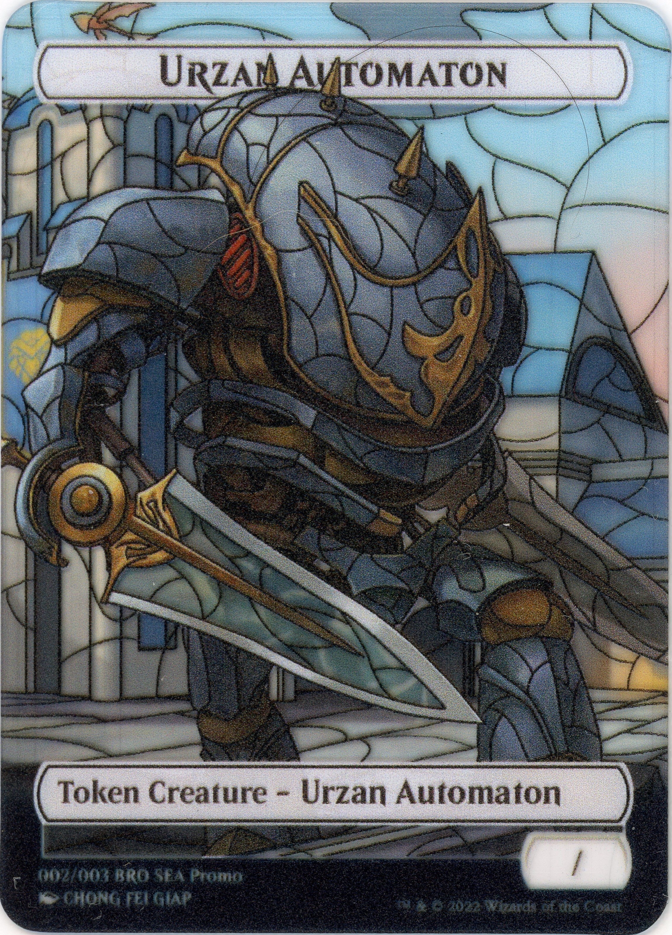 Image of Urzan Automaton Token (SEA Exclusive) [The Brothers' War Tokens]