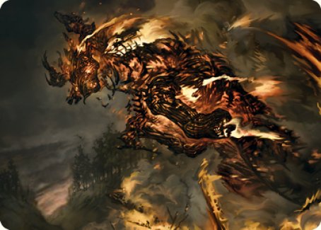 Image of Pyre Spawn Art Card [Innistrad: Crimson Vow Art Series]