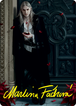 Image of Sorin the Mirthless 1 Art Card (Gold-Stamped Signature) [Innistrad: Crimson Vow Art Series]