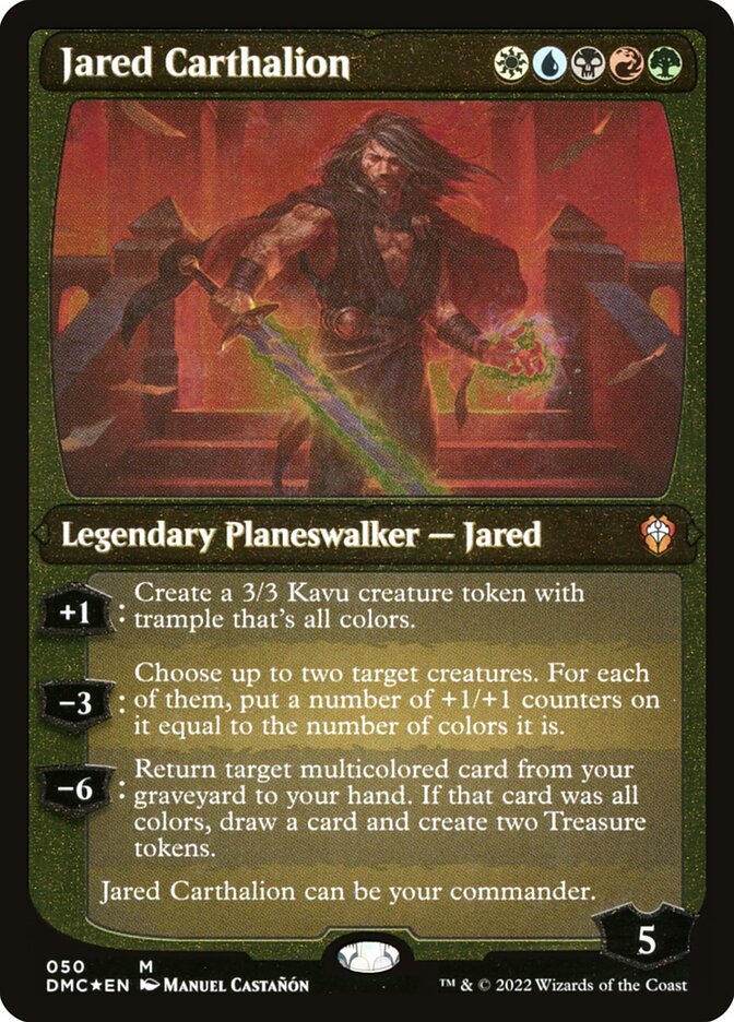 Image of Jared Carthalion (Showcase Display Commander) [Dominaria United Commander]