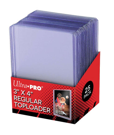 Ultra Pro Regular Toploader 25 Pack