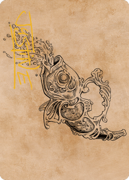 Image of Decanter of Endless Water Art Card (Gold-Stamped Signature) [Commander Legends: Battle for Baldur's Gate Art Series]