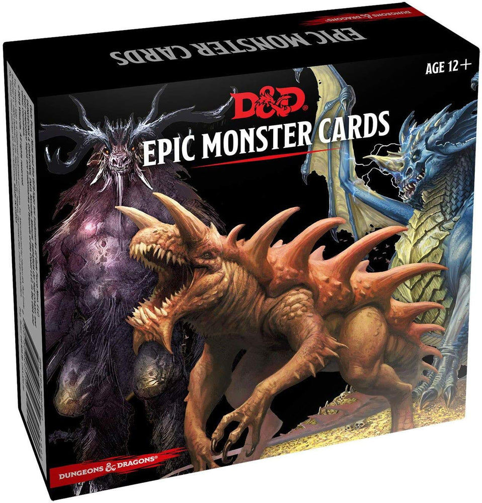 Epic Monster Cards - Dungeons and Dragons Spellbook Cards