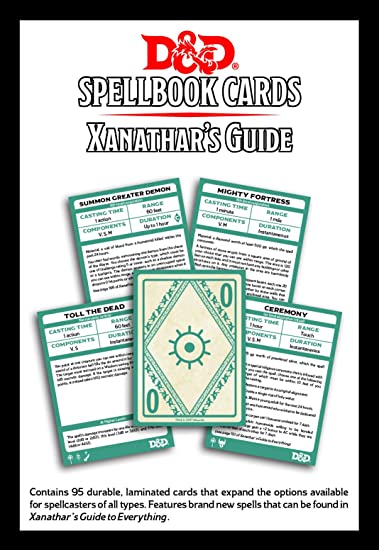 Image of Xanathar's Guide to Everything - Dungeons and Dragons 5e Spellbook Cards