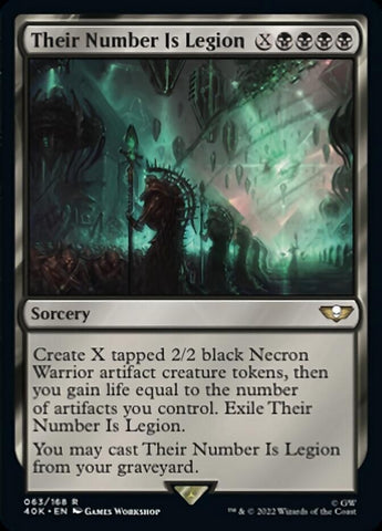 Their Number Is Legion (Surge Foil) [Warhammer 40,000]