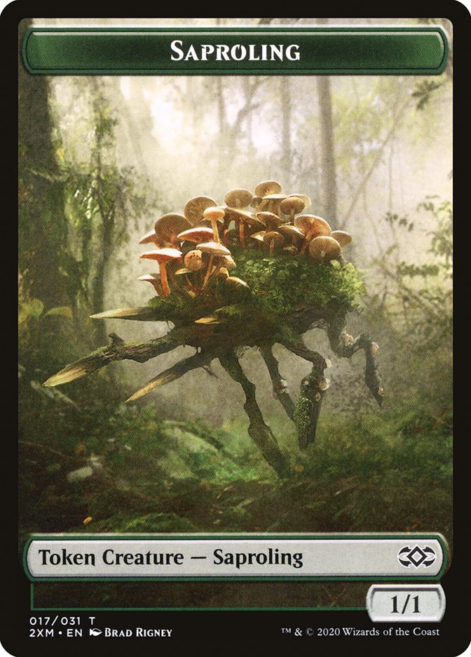 Image of Saproling Token [Double Masters Tokens]