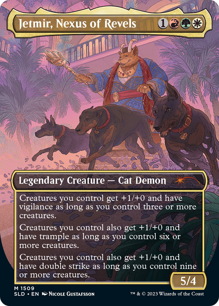 Image of Jetmir, Nexus of Revels // Jetmir, Nexus of Revels [Secret Lair Commander Deck: Raining Cats and Dogs]