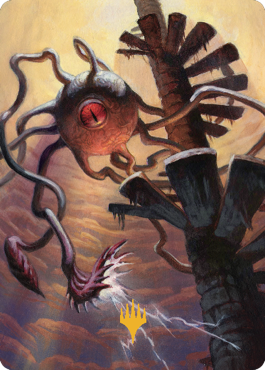 Image of Death Kiss Art Card (Gold-Stamped Signature) [Commander Legends: Battle for Baldur's Gate Art Series]