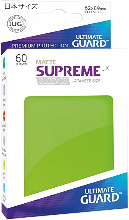 Image of Light Green (Japanese) MATTE SUPREME [60 ct] - Ultimate Guard
