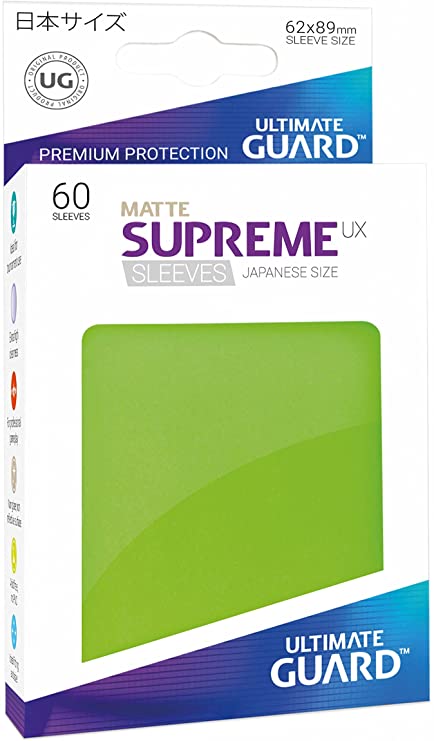 Light Green (Japanese) MATTE SUPREME [60 ct] - Ultimate Guard