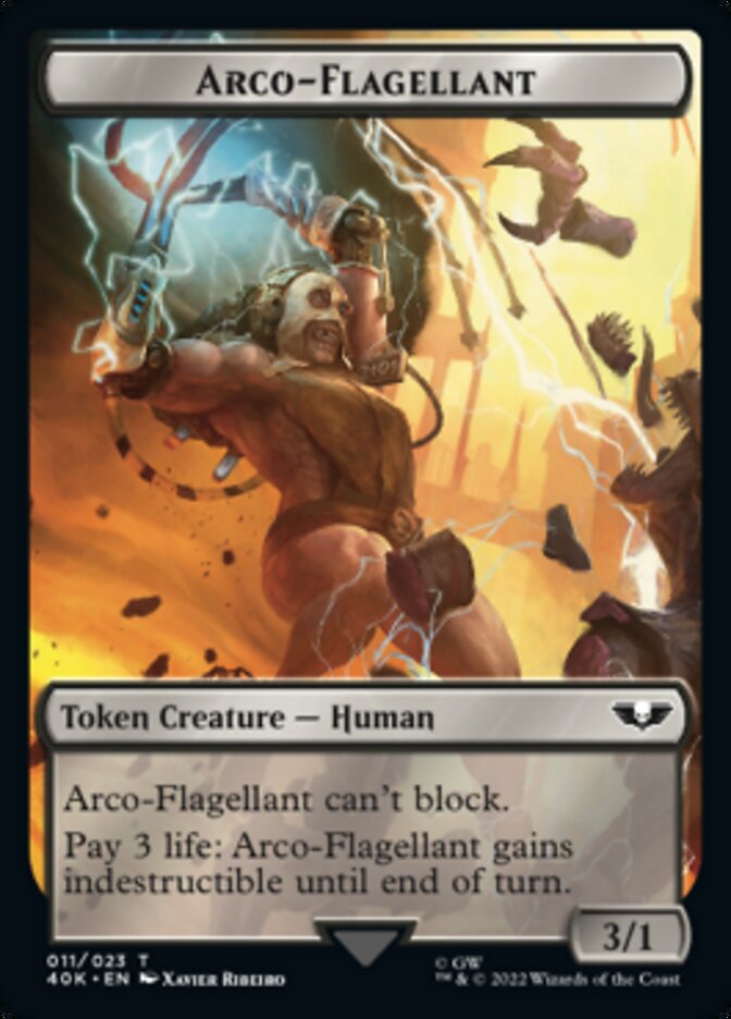Image of Soldier (004) // Arco-Flagellant Double-Sided Token [Warhammer 40,000 Tokens]