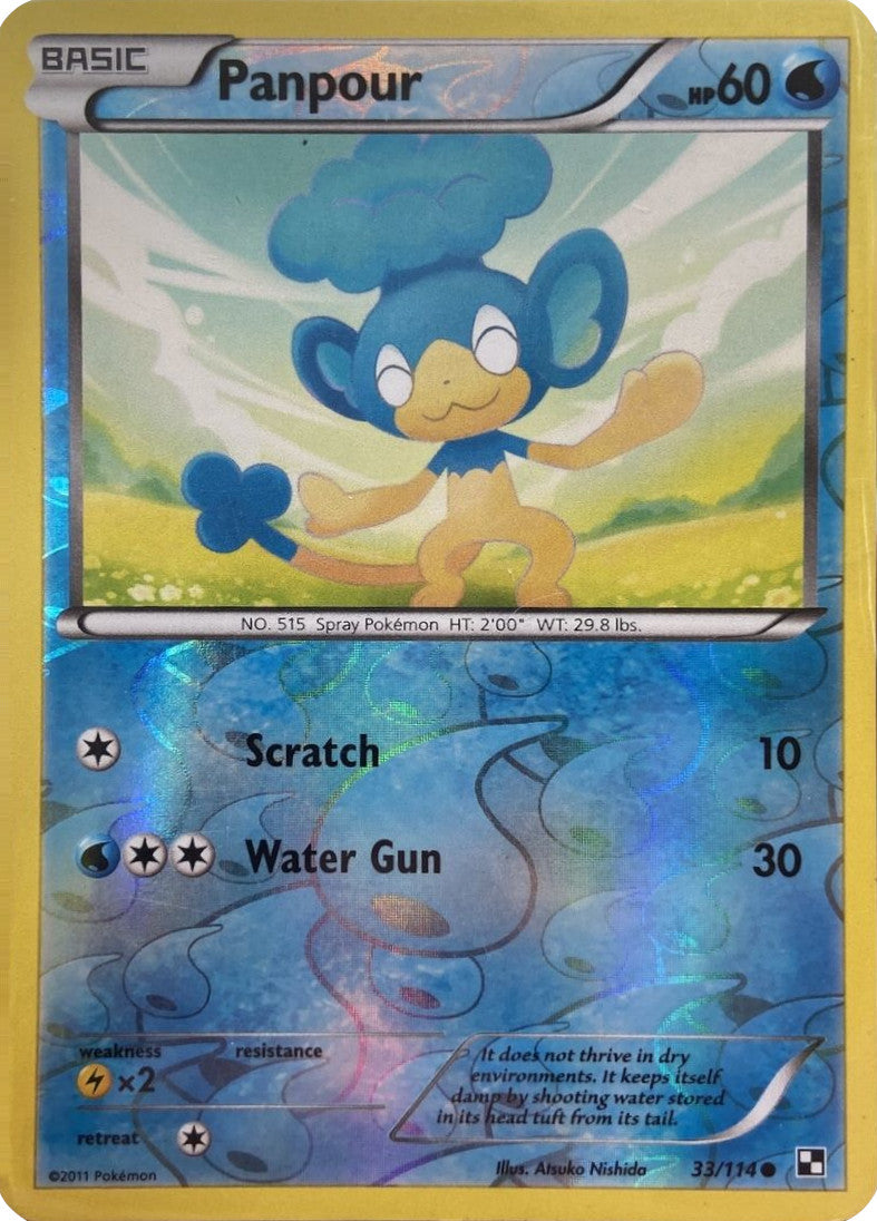 Image of Panpour (33/114) (Energy Holo) [Black & White: Base Set]