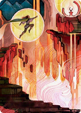 Image of Thrill of Possibility Art Card [Strixhaven: School of Mages Art Series]