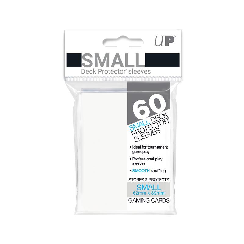 Image of White Pro Gloss (Japanese) [60 ct] Ultra Pro Deck Protector Sleeves