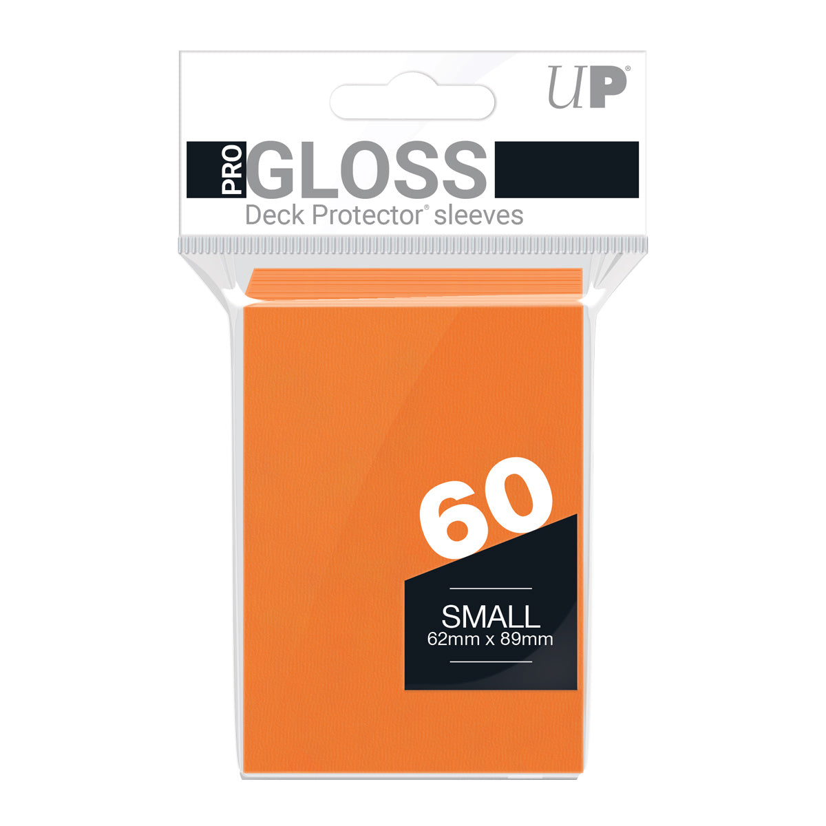Image of Orange Pro Gloss (Japanese) [60 ct] Ultra Pro Deck Protector Sleeves