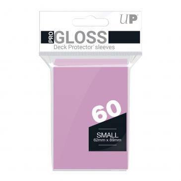 Image of Pink Pro Gloss (Japanese) [60 ct] Ultra Pro Deck Protector Sleeves
