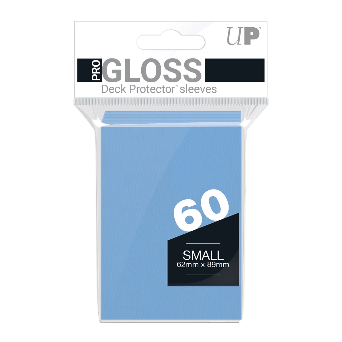 Image of Light Blue Pro Gloss (Japanese) [60 ct] Ultra Pro Deck Protector Sleeves