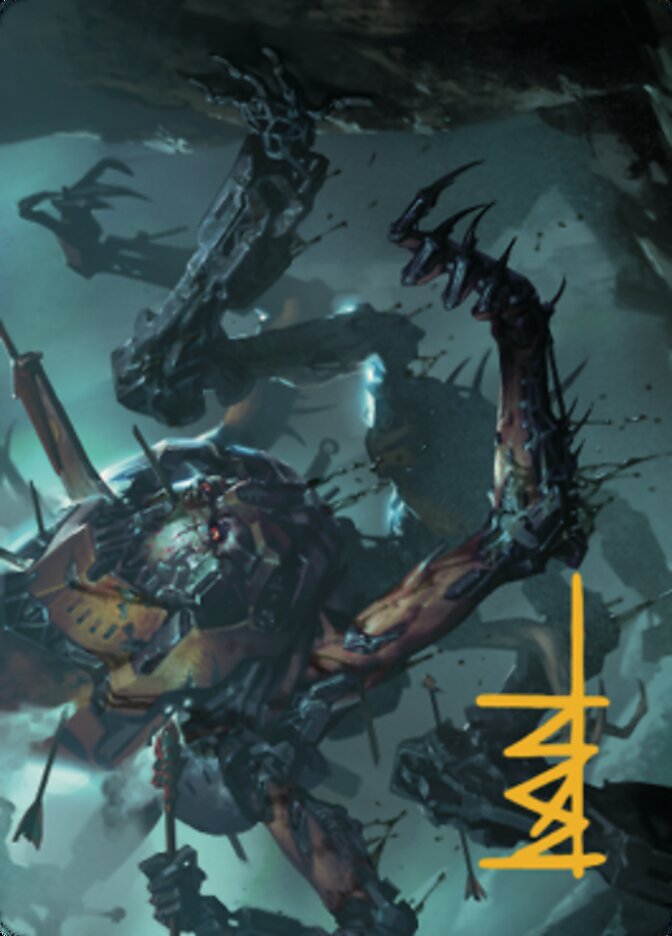 Image of Scrapwork Rager Art Card (Gold-Stamped Signature) [The Brothers' War Art Series]