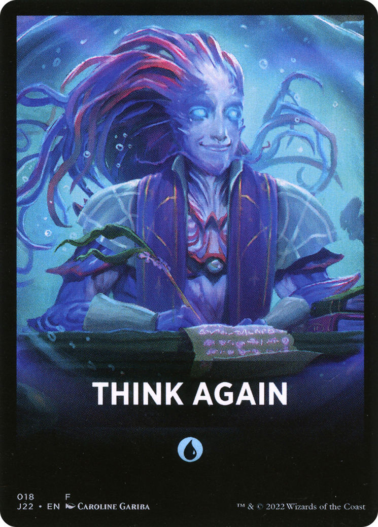 Image of Think Again Theme Card [Jumpstart 2022 Front Cards]