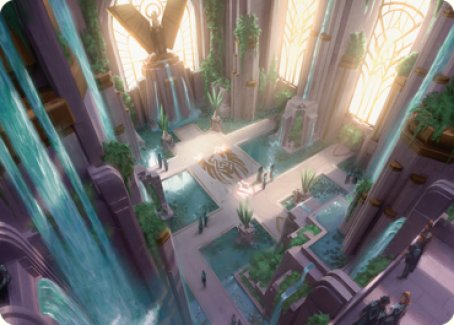 Image of Spara's Headquarters Art Card [Streets of New Capenna Art Series]