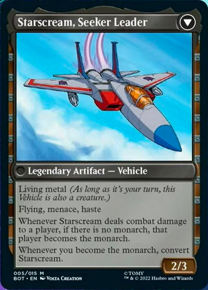 Image of Starscream, Power Hungry // Starscream, Seeker Leader [Transformers]