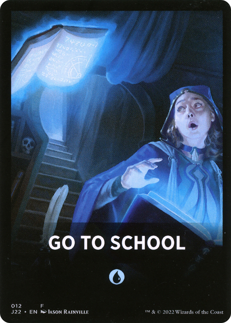 Image of Go to School Theme Card [Jumpstart 2022 Front Cards]