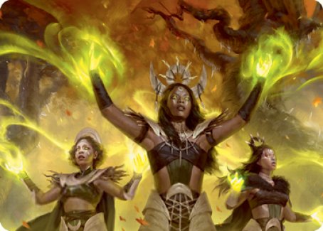 Image of Dawnhart Wardens Art Card [Innistrad: Midnight Hunt Art Series]