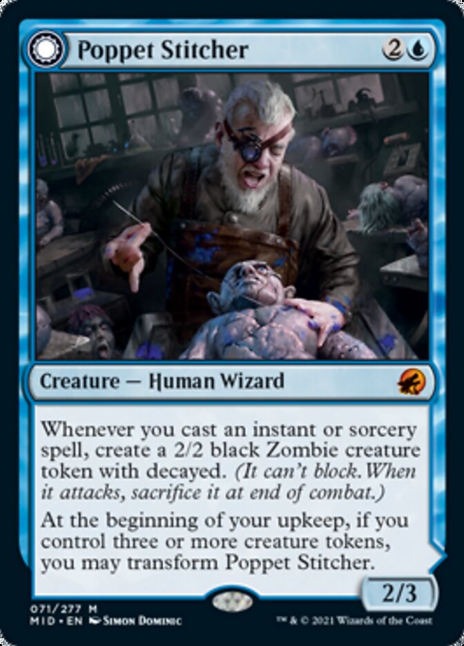 Image of Poppet Stitcher // Poppet Factory [Innistrad: Midnight Hunt]