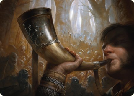 Image of Horn of Gondor Art Card [The Lord of the Rings: Tales of Middle-earth Art Series]