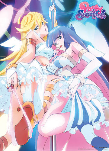 PANTY & STOCKING ANARCHY SISTERS POLE ANCE WALLSCROLL