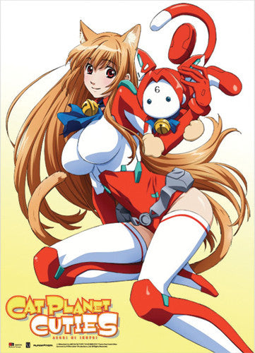 Image of CAT PLANET CUTIES ERIS AND ASSIST- A - ROID WALL SCROLL