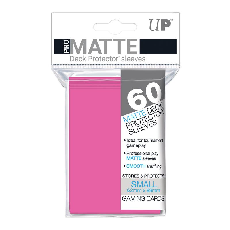 Image of Pink Pro-Matte (Japanese) [60 ct] Ultra Pro Deck Protector Sleeves
