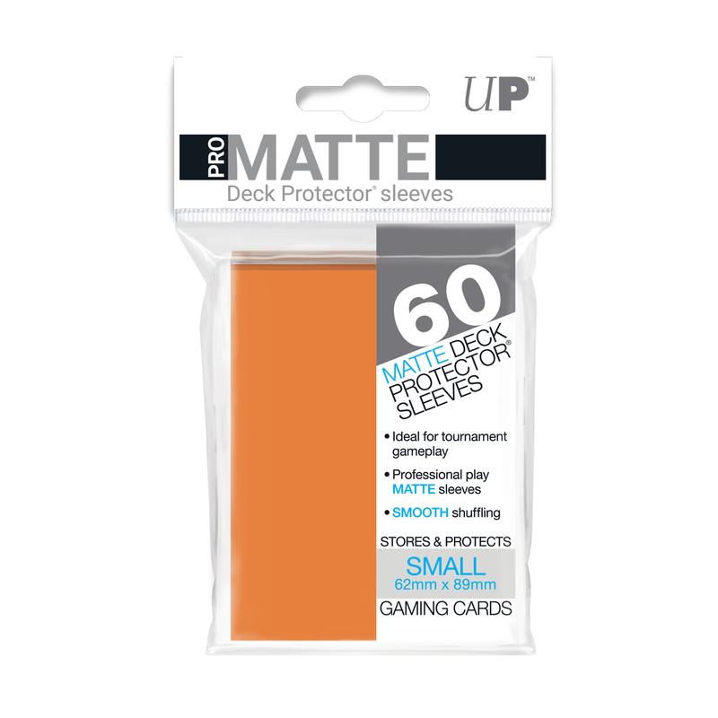 Image of Orange Pro-Matte (Japanese) [60 ct] Ultra Pro Deck Protector Sleeves