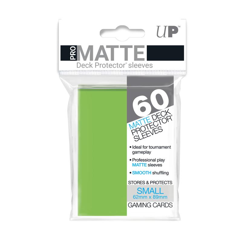 Image of Green Pro-Matte (Japanese) [60 ct] Ultra Pro Deck Protector Sleeves