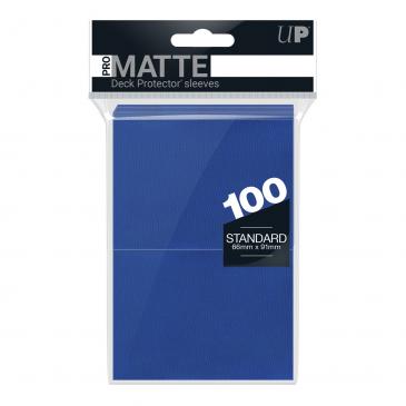 Ultra Pro Standard Card Sleeves - Blue Matte [100 ct]