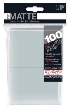 Image of Ultra Pro Standard Card Sleeves - Clear Pro Matte [100 ct]
