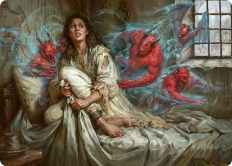 Image of Eruth, Tormented Prophet Art Card [Innistrad: Crimson Vow Art Series]