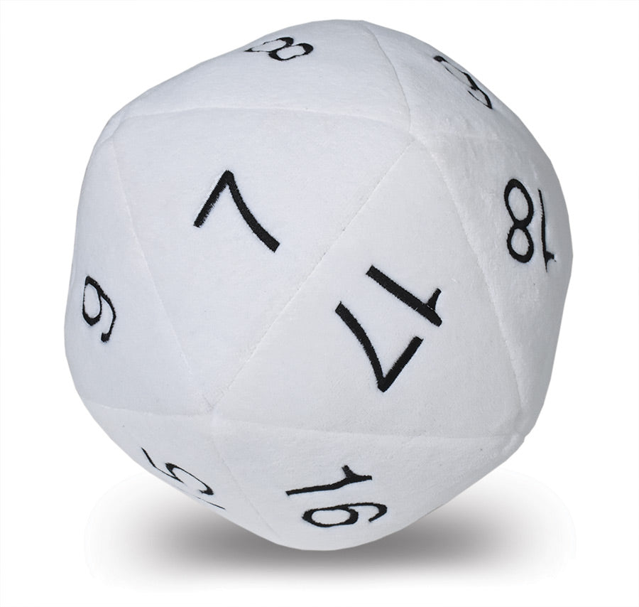 Image of D20 Dice Plush (White)