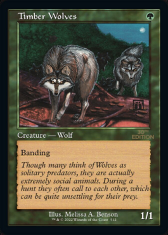Image of Timber Wolves (Retro) [30th Anniversary Edition]