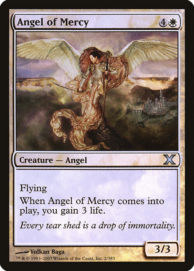 Image of Angel of Mercy (Premium Foil) [Tenth Edition]