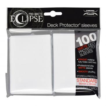 Arctic White - Eclipse Pro-Matte Standard Sleeves