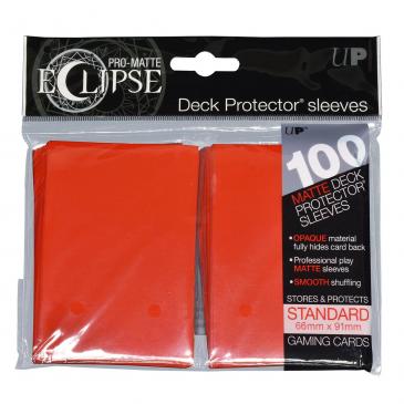 Apple Red - Eclipse Pro-Matte Standard Sleeves