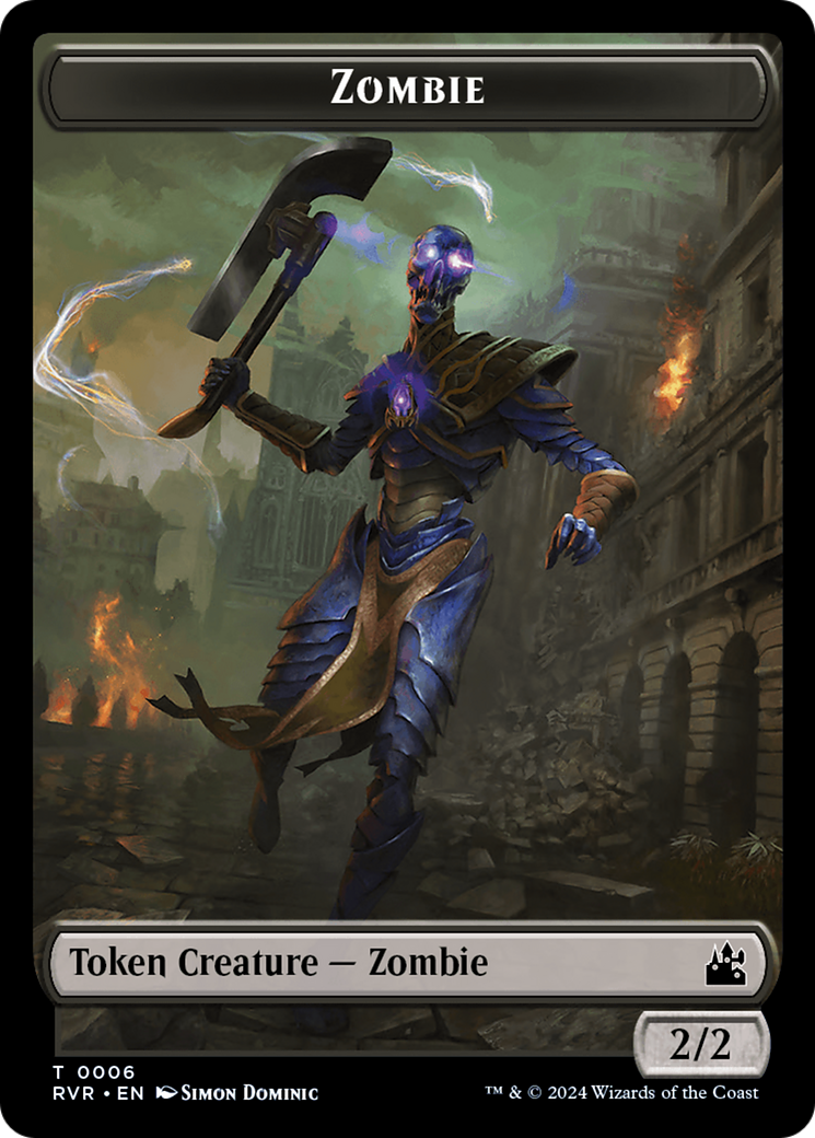 Image of Zombie Token [Ravnica Remastered Tokens]