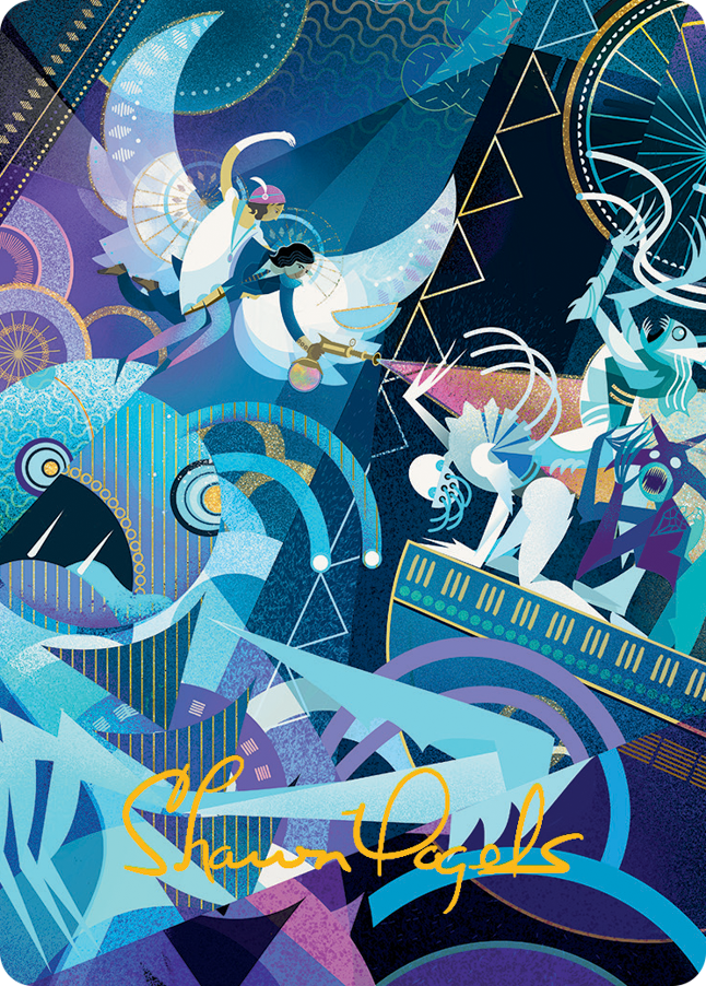 Image of Errant and Giada Art Card (Gold-Stamped Signature) [March of the Machine Art Series]